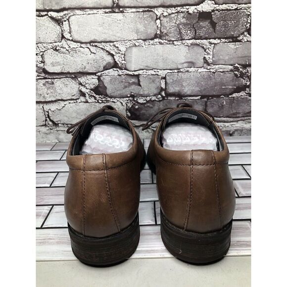 Vionic Joseph Orthaheel Brown Leather Plain Toe Oxfords Lace Shoes Men Sz 10.5US - Picture 7 of 16